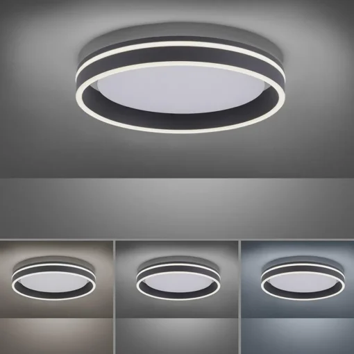 Plafondlamp Q-Vito 40 zwart smart+remote>Straluma Outlet