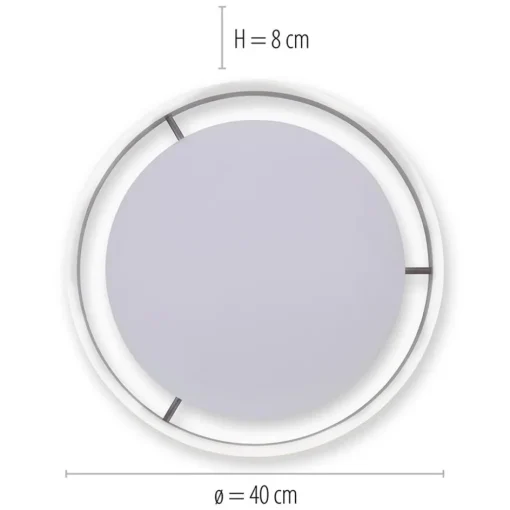 Plafondlamp Q-Vito 40 zwart smart+remote>Straluma Outlet