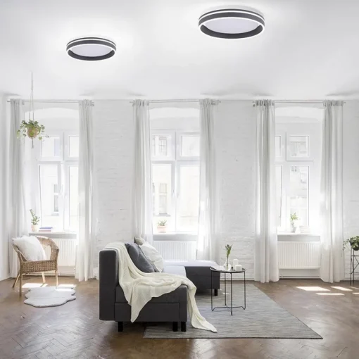 Plafondlamp Q-Vito 40 zwart smart+remote>Straluma Outlet