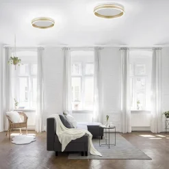 Plafondlamp Q-Vito 40cm matgoud smart + remote></noscript>Straluma Clearance