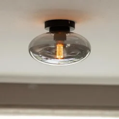 Plafondlamp Reflexion zwart+smoke glas></noscript>Straluma Hot