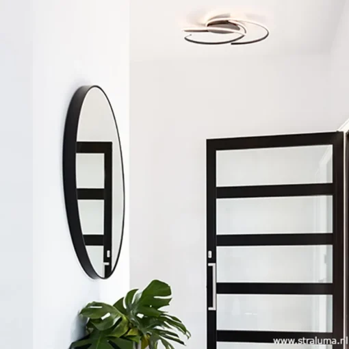 Plafondlamp Reverso zwart 3-switchdim>Straluma Online