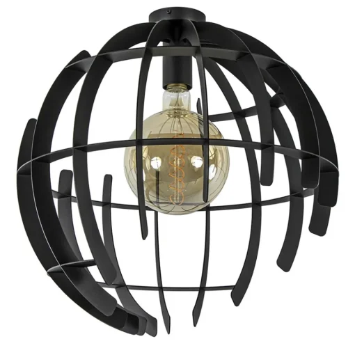 Plafondlamp Terra 60cm zwart>Straluma Clearance