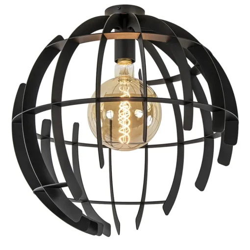 Plafondlamp Terra 60cm zwart>Straluma Clearance