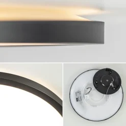 Plafondlamp Tuco 30cm zwart 3-step dim></noscript>Straluma Sale