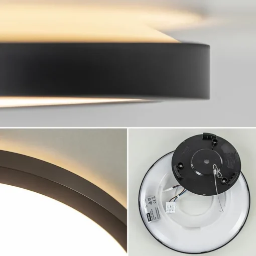 Plafondlamp Tuco 25cm zwart>Straluma Outlet