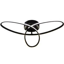 Plafondlamp 3-v eclips zwart 3-st.dimb.>Straluma Clearance