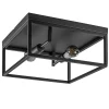 Plafondlamp vierkant zwart open frame>Straluma Best