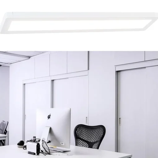 Plafondpanel wit 115x16cm 4320lm 3000k>Straluma Hot