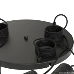 Plafondplaat 3-l rond 40cm zwart excl.lb></noscript>Straluma Discount