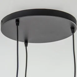 Plafondplaat rond zwart 3-lichts pendel ex.lb></noscript>Straluma Outlet