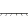 Plafondspot Bounce 6L balk zwart/rvs>Straluma Discount