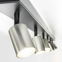 Plafondspot Bounce 6L balk zwart/rvs></noscript>Straluma Discount