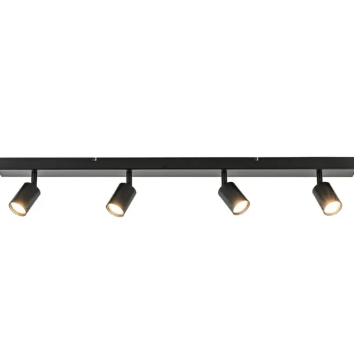 Plafondspot Bounce 4L balk zwart>Straluma Discount