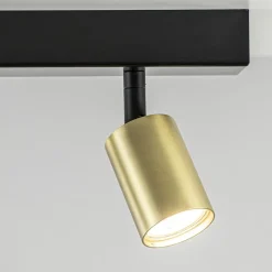 Plafondspot Bounce 3L 70cm zwart/goud></noscript>Straluma Discount