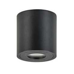 Plafondspot cilinder zwart gu10 IP44>Straluma New