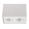 Plafondspot dubbel box wit gu10>Straluma Best