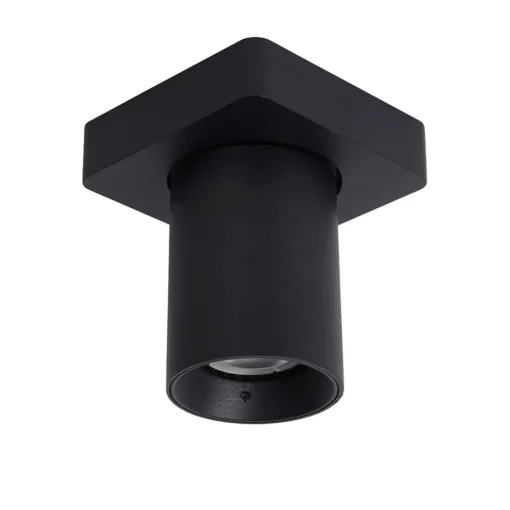 Plafondspot enkel tube zwart dim-to-warm>Straluma Outlet