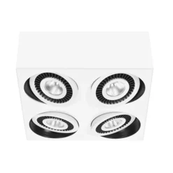 Plafondspot Eye 4L wit/zwart 3000k>Straluma Online