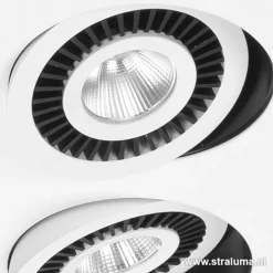 Plafondspot Eye 4L wit/zwart 3000k>Straluma Online