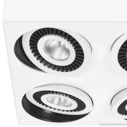 Plafondspot Eye 4L wit/zwart 3000k></noscript>Straluma Online