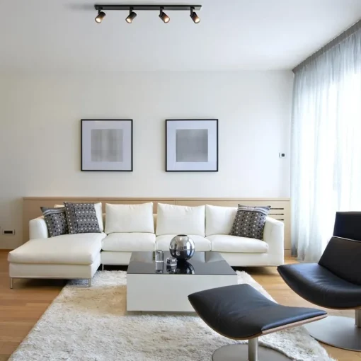 Plafondspot Halo Spot 4L balk zwart>Straluma Outlet