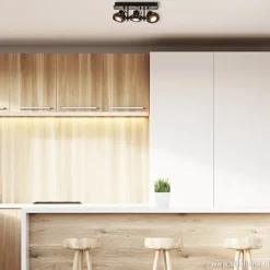 Plafondspot 3L op balk zwart gu10 incl.></noscript>Straluma Best