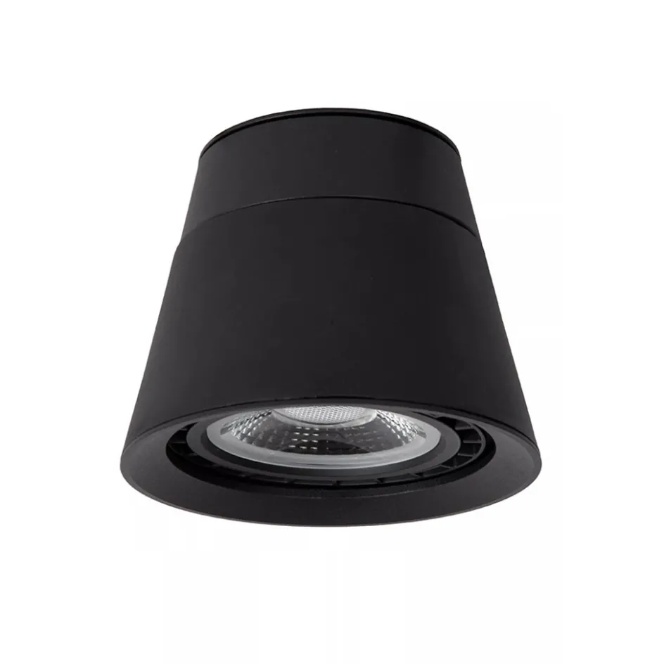 Plafondspot 1l zwart gu10-111>Straluma