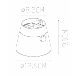 Plafondspot 1l zwart gu10-111><noscript><img width=