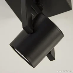 Plafondspot 1L zwart incl.gu10><noscript><img width=