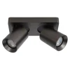 Plafondspot 2-lichts gunmetal incl. gu10>Straluma