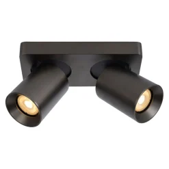 Plafondspot 2-lichts gunmetal incl. gu10>Straluma
