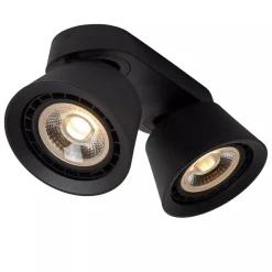 Plafondspot 2-lichts mat zwart exclusief GU10-ES111></noscript>Straluma Sale