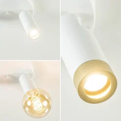 Plafondspot Miller 2l wit/goud pucc></noscript>Straluma Clearance