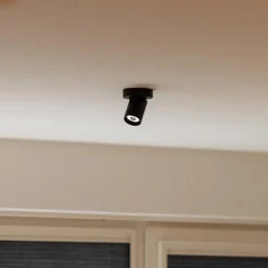 Plafondspot Oliver enkel tube zwart gu10><noscript><img width=