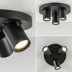 Plafondspot Oliver 3L rond zwart gu10></noscript>Straluma Sale