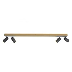 Plafondspot Pure Lines antraciet/hout cct>Straluma Sale