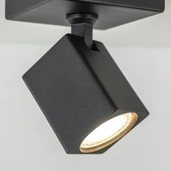 Plafondspot Quadro 1L zwart gu10></noscript>Straluma Sale