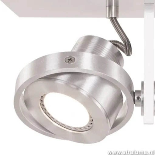 Plafondspot Quatro 2L alu led incl.gu10>Straluma Sale