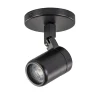 Plafondspot Rain 1L rond zwart gu10 IP44>Straluma New