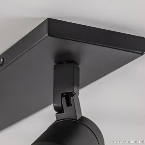 Plafondspot Rain 2L zwart balk IP44>Straluma Best