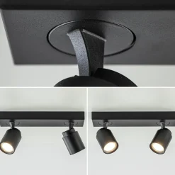 Plafondspot Razza 2L balk zwart gu10></noscript>Straluma Hot