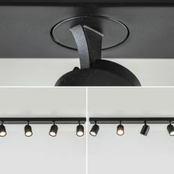 Plafondspot Razza 4L balk zwart gu10></noscript>Straluma Outlet