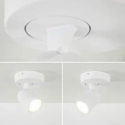 Plafondspot Razza 1-lichts wit gu10></noscript>Straluma Best