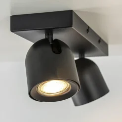 Plafondspot Solare 2l balk zwart></noscript>Straluma