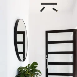 Plafondspot Trend 2L balk zwart gu10mini></noscript>Straluma Outlet