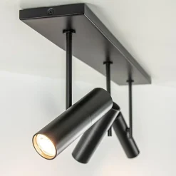 Plafondspot Trend 3L balk zwart gu10mini></noscript>Straluma Best