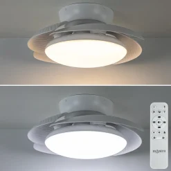 Plafondventilator inclusief LED en uitklapbare bladen>Straluma Best
