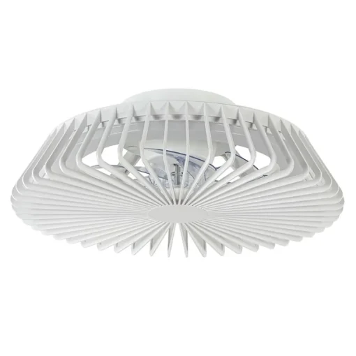 Plafondventilator mini wit inclusief dimbaar LED>Straluma Outlet