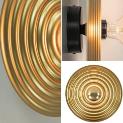 Plafond/wandlamp Saturn 56cm matgoud></noscript>Straluma Sale